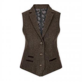 Traje Blazer Marrón con Diseño Chaisco