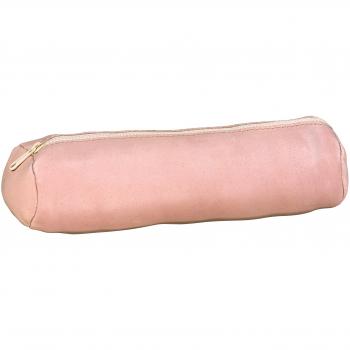 Pochette cuir Elba 22 × 6 cm, fermeture zippée