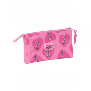 Trousse triple Safta Minnie Coeur