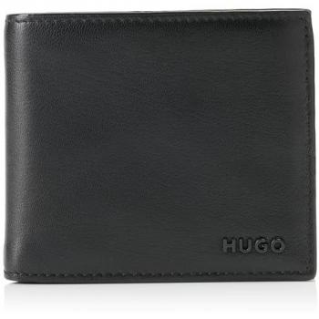 HUGO Porte-monnaie homme cuir noir Rafferty
