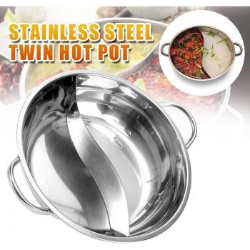 28cm Stainless Steel Induction Soup Pot with Lattice Design