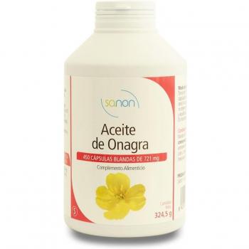 SANON Aceite de Onagra 450 cápsulas blandas de 700 mg