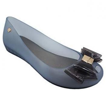Ivachy Women’s Blue Transparent Peep Toe Pump
