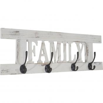 Perchero de Pared “Retro” 20,5×60×1,5 cm – 4 Ganchos