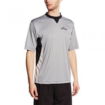 Spalding Herren Schiedsrichtershirt (Grau/Schwarz/Silbergrau) Größe XL