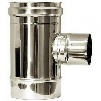 Raccord T 90° pour Conduit DN 80 en Acier Inox 316