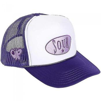 Olivia Rodrigo Unisex‑Erwachsenen‑Sour‑Trucker‑Cap „One Size – Violett/Weiß“