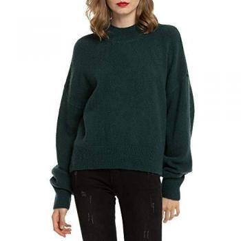 Damen-Sweater Woolen Bloom mit feinem Rundhalsausschnitt