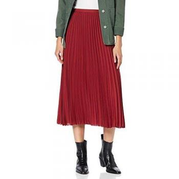 Tommy Hilfiger Falda Midi TH Esencial, Cabernet Gbh, Talla 8 Mujer