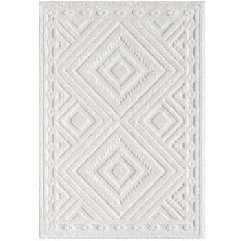 Hochflor-Teppich FOCUS777, 20 mm, beige (creme), Boho, 3D-Effekt, rechteckig für Wohnzimmer und Schlafzimmer