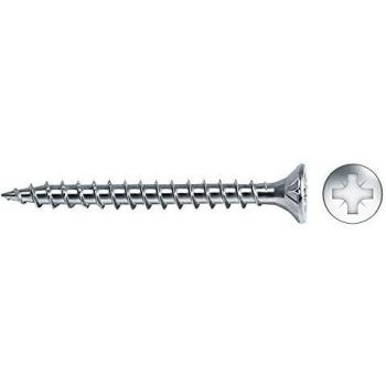 Boîte à vis CELO Vlox 200 Unités zingage Fraisée (4 x 50 mm) (50 mm)
