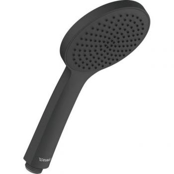 Universal Soffione Doccia Duravit – 110 mm, Nero Opaco, 19.50 l/min