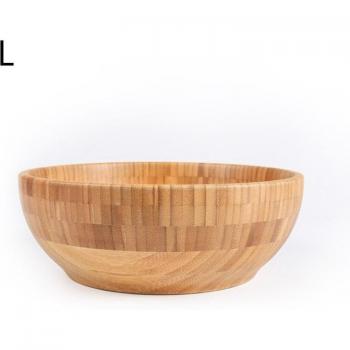 Round Bamboo Rice Bowl