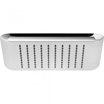 Soffione doccia a snodo Nobili serie Seven in ottone cromato 245x245mm