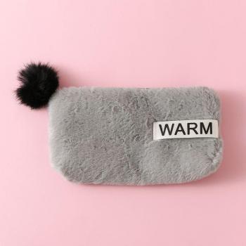 Cute plush pencil case for school supplies