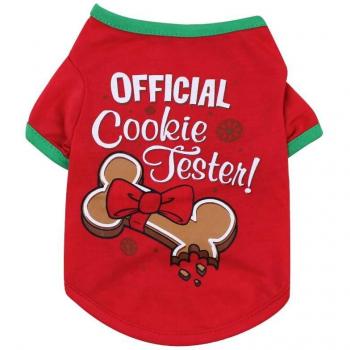 Festive Dog T-Shirt for Christmas
