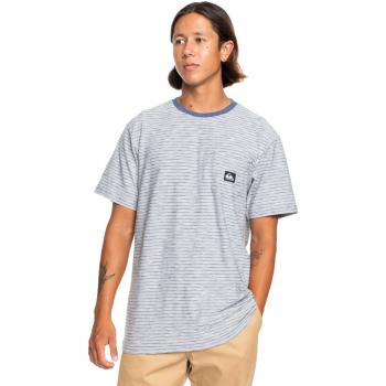 Quiksilver T-Shirt A Maniche Corte Kentinss Vintage Indigo S