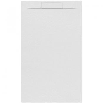 Douche Marbre Coule 140x80cm Blanc