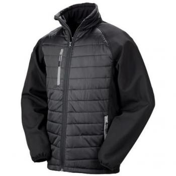 Giacca Nera Softshell Compass