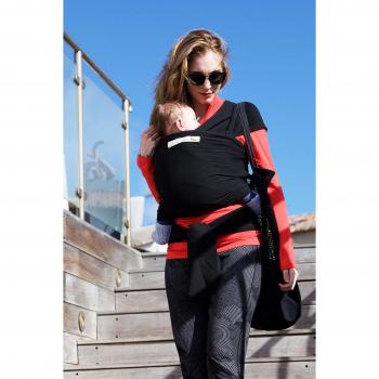 Écharpe de Portage LoveRadius Basic – Noir Nuance