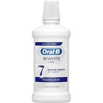 Oral-B 3D WHITE LUXE PERFECTION MOUTHWASH ALCOHOL FREE CLEAN MINT