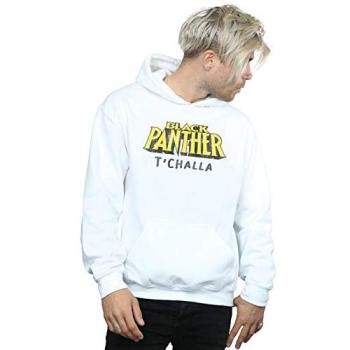 Marvel Black Panther T’Challa XL White Hoodie for Men