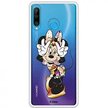 Carcasa Oficial de Disney Minnie Posando para Huawei P30 Lite