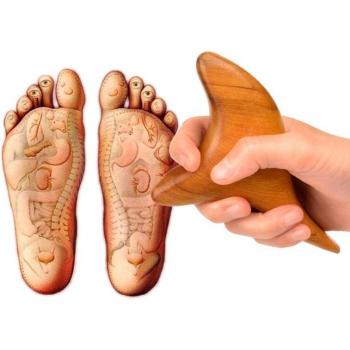Bâton de Thérapie Trigonométrique en Bois