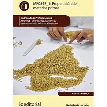 Preparación de materias primas. Inad0108