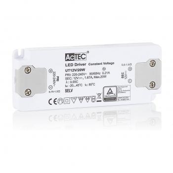 Bloc d'alimentation LED AcTEC Slim 12V, 20W