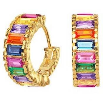 ROXI Colorful Zircon Cartilage Earrings