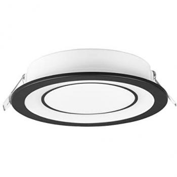 Faretto Core Plastica Nera 14,8 cm Tripla Accensione Senza Fili