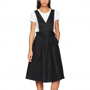 G-STAR RAW Vestido Bronson Army Deep-v, Negro para Mujer