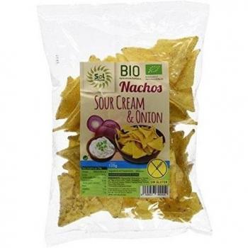 Nachos Sol Natural Maíz Crema-Cebolla – Sin Gluten