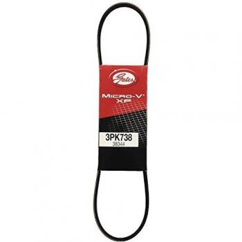Courroie à nervures trapézoïdales 3PK738 par Gates