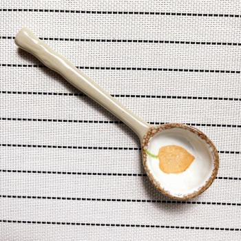 Ceramic Rice Spoon – Japanese Stoneware Style