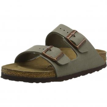 Birkenstock Arizona Birko Flor Nubuck Pietra Sandali