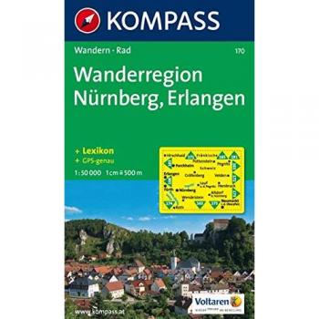 Wanderregion Nürnberg Erlangen 1 : 50 000