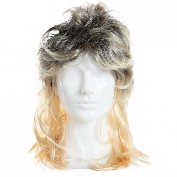 Cream Blonde Mullet Wig