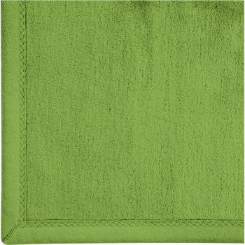 IBENA Sofadecke „Luxus“ – Grüne Kuscheldecke 180×220 cm