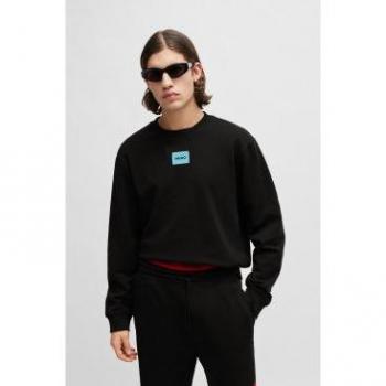 Sudadera Regular Fit Crew Azul Turquesa Hugo