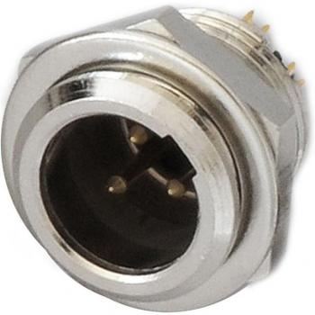 Conector de Audio 3 Pines Macho Mini XLR