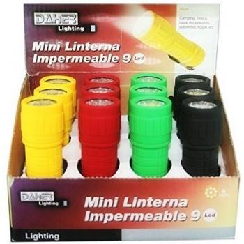 Mini Linterna Impermeable 9 LEDs Electro DH 60.363