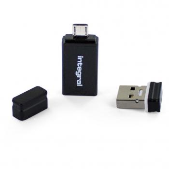 Integral INFD8GBFUSRDOTGAD 8 GB Flashstick USB, rot