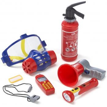 Giocattoli pompiere con estintore e megafono Theo Klein