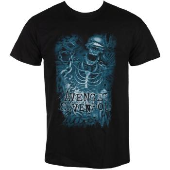 Avenged Sevenfold Skeleton Chain T‑Shirt – Black, L Size, Licensed Rock Apparel