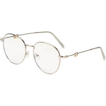 Unisex Ultralight Myopia Glasses Anti-UV Blue Ray Metal Round Frame -1.0 to -4.0