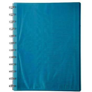 Protège-documents en polypropylène Linicolor avec pochettes repositionnables cristal lisse