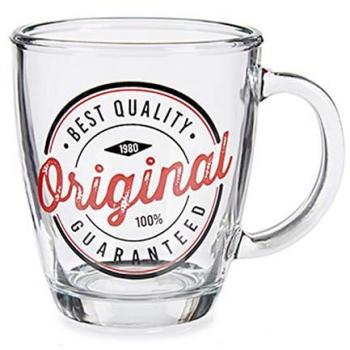 Verre Vivalto Transparent – Pack 6 mugs (320 ml chacun)