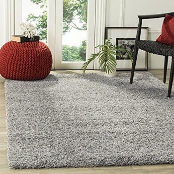 3x5 Ft Silver Shag Doormat by Safavieh
